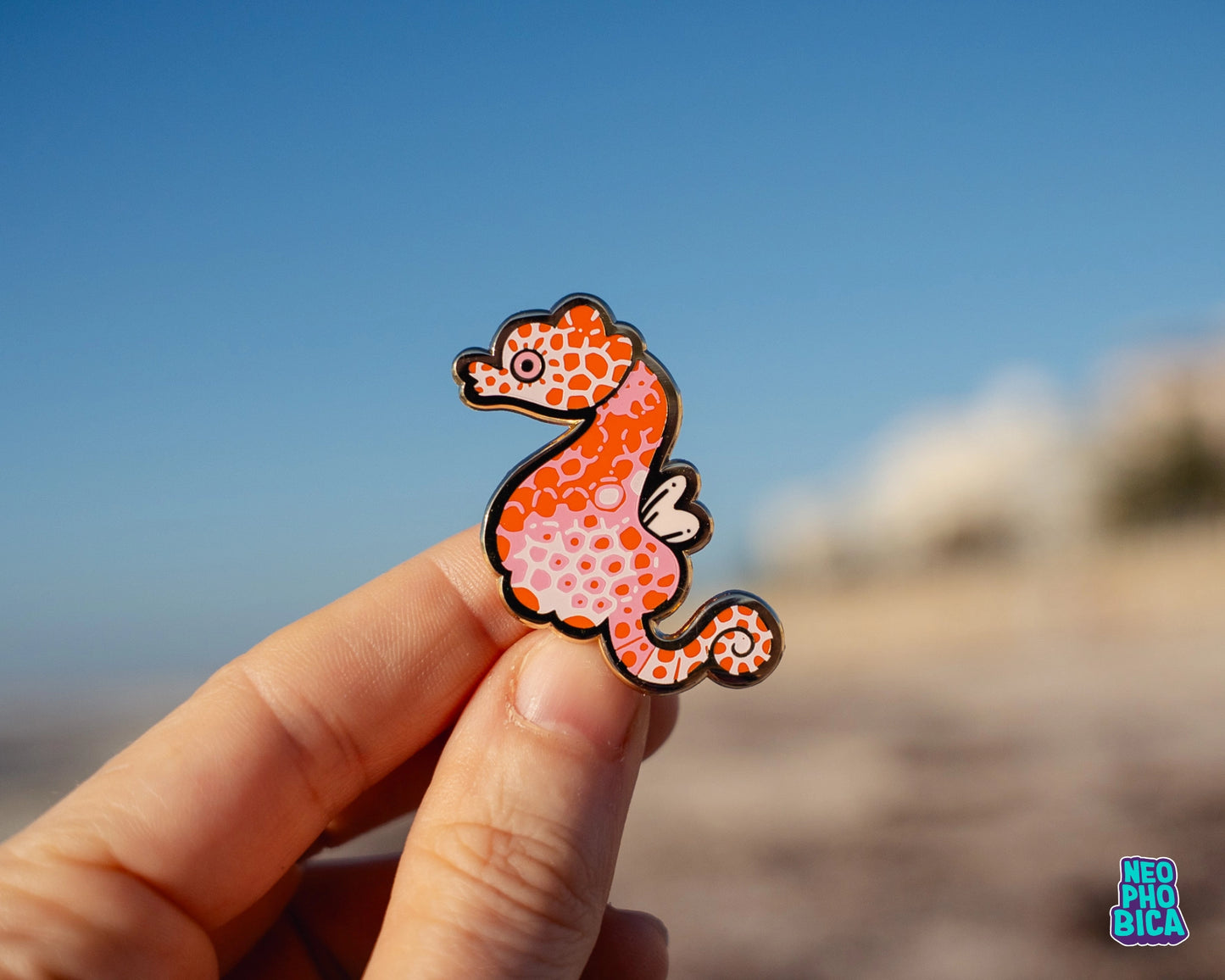 Japanese Pygmy Seahorse - Enamel Pin