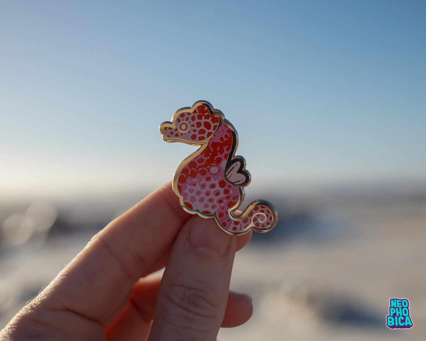 Japanese Pygmy Seahorse - Enamel Pin