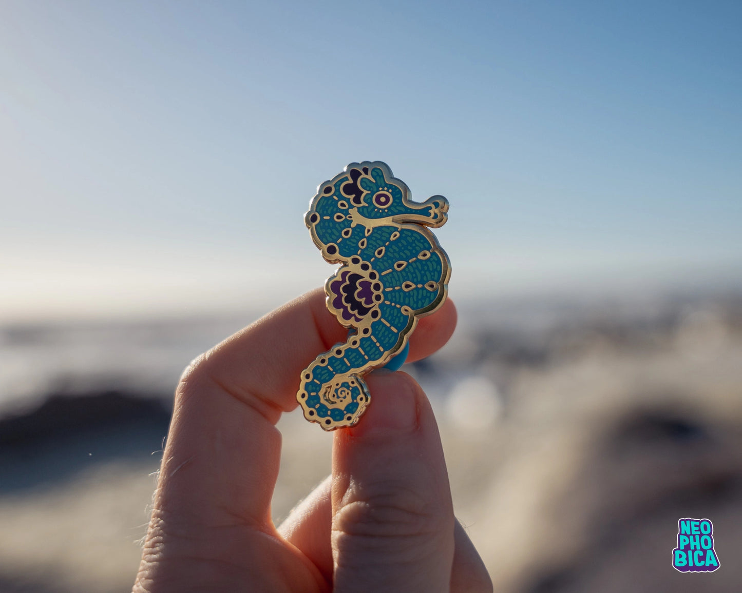 Longsnout Seahorse - Enamel Pin