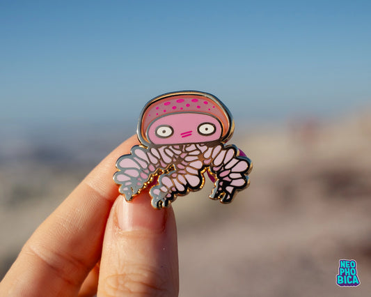 Mauve Stinger - Stained Glass Enamel Pin