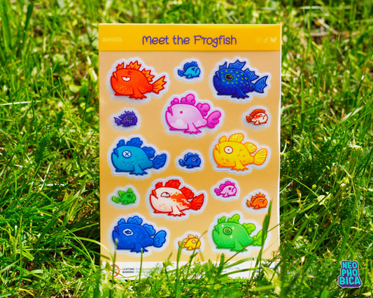 Meet the Frogfish | A5 Sticker Sheet