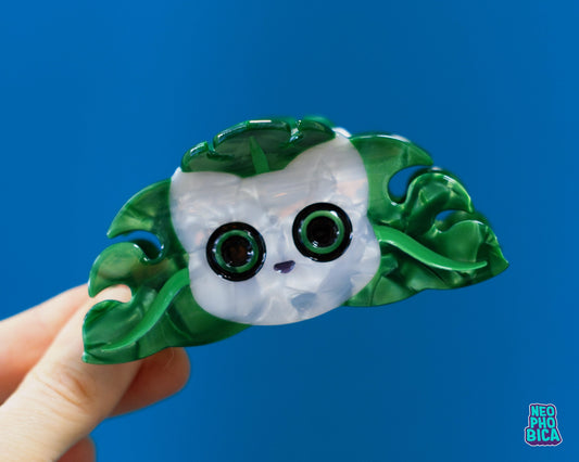 Monstera Blue - Hair Claw