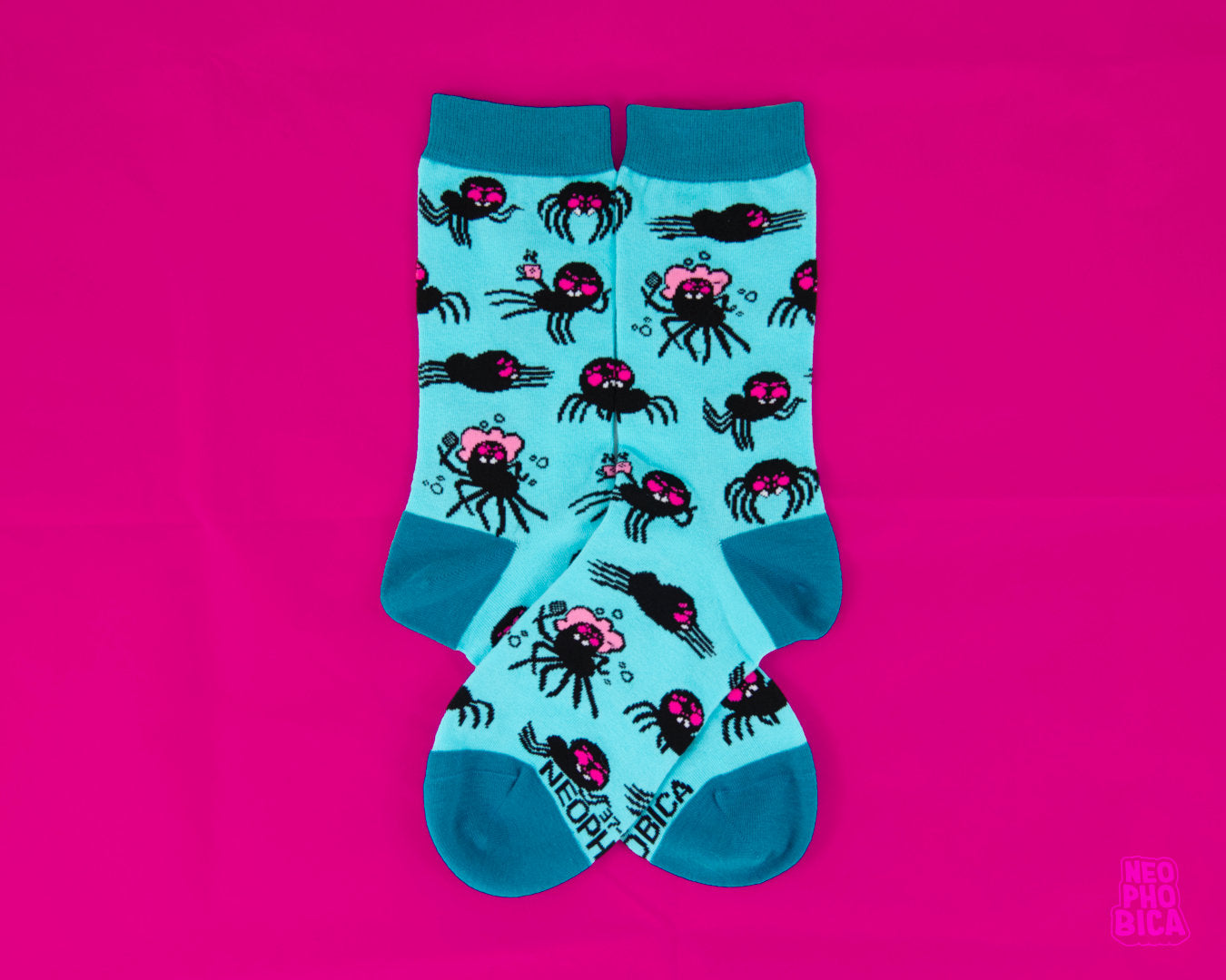 Hilda the Spider blue - Socks