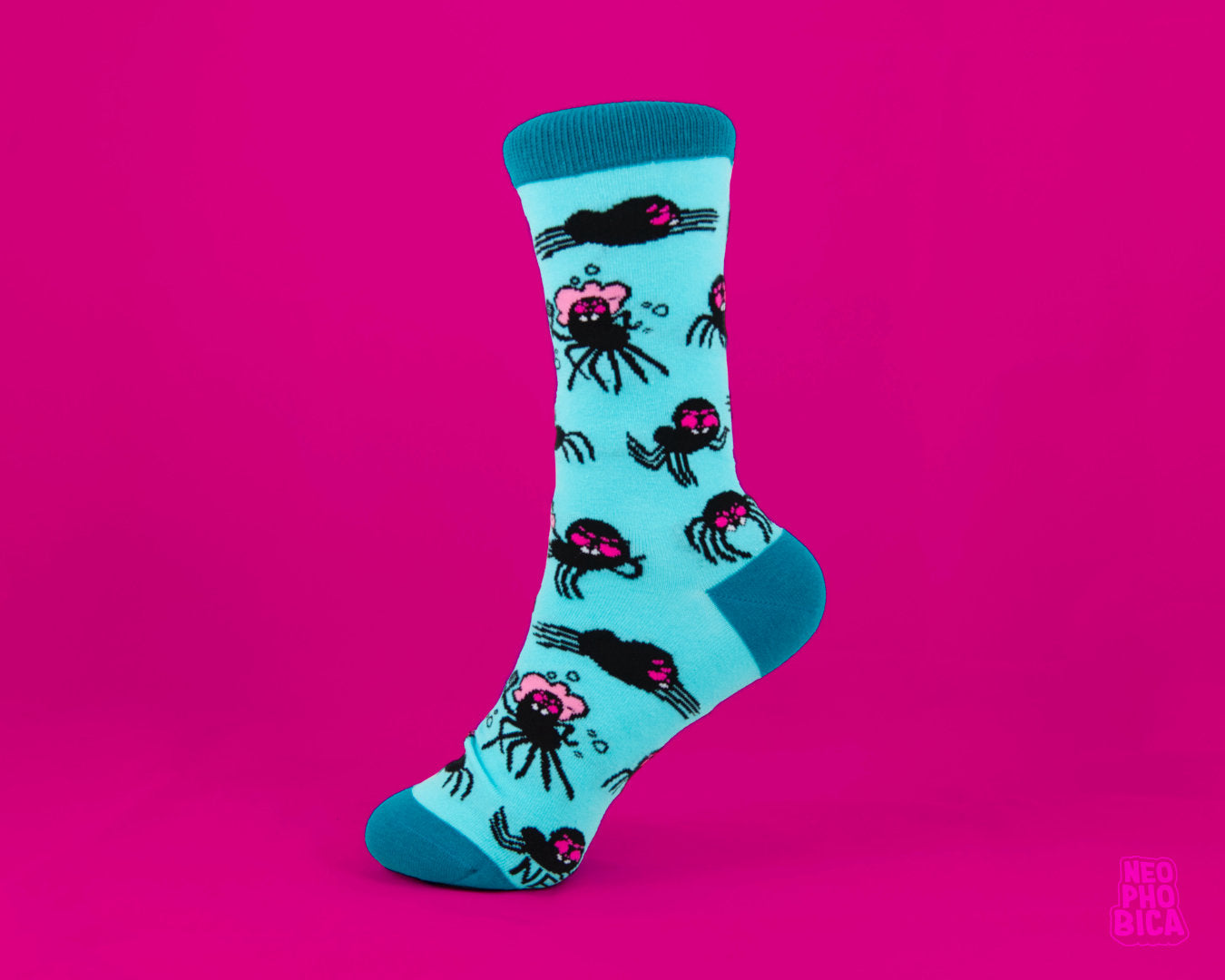 Hilda the Spider blue - Socks