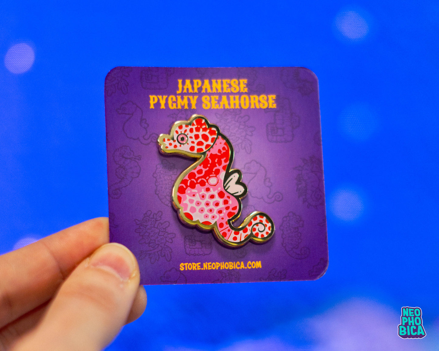 Japanese Pygmy Seahorse - Enamel Pin