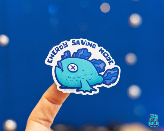 Kevin the Frogfish - Energy Saving Mode | Vinyl Sticker