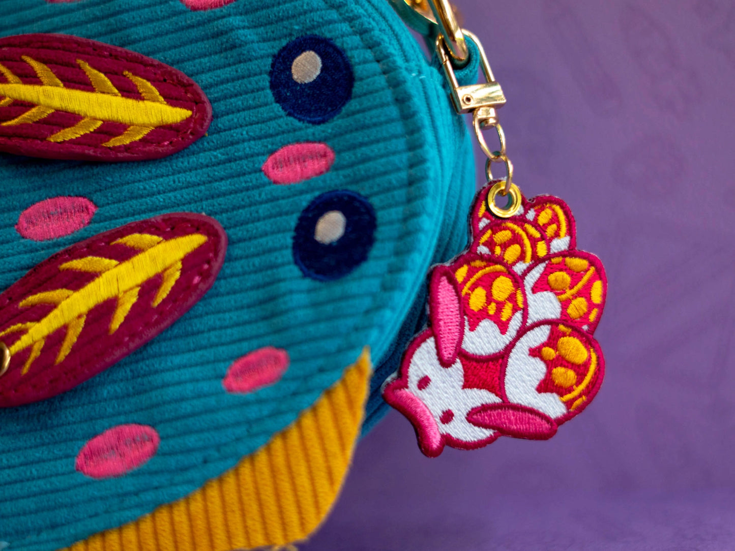 Butterfly Sapsucker | Embroidered Charm