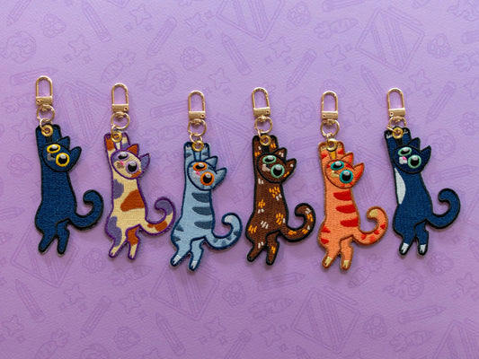 Cutie Cats | Embroidered Charm