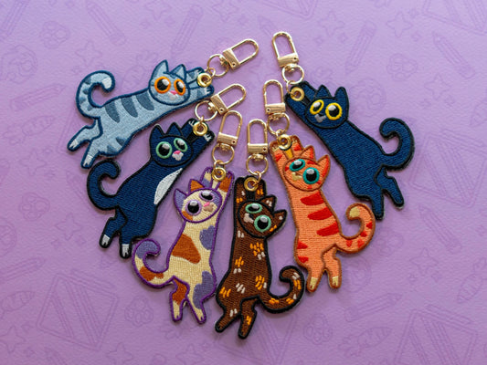 Cutie Cats | Embroidered Charm