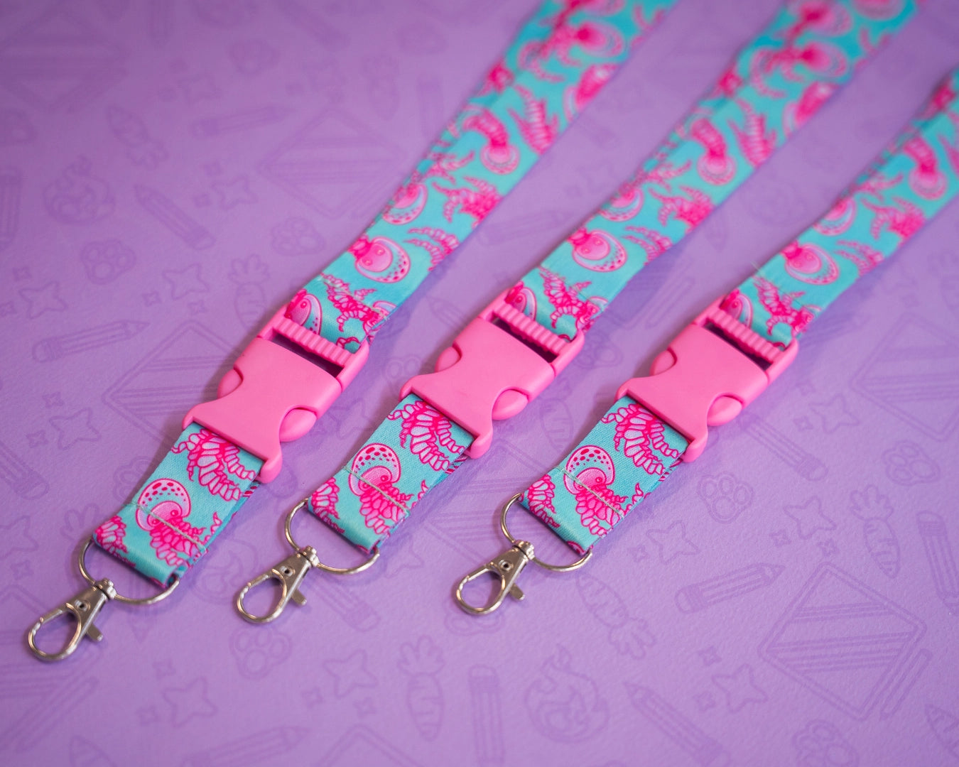 Mauve Stinger | Lanyard with Buckle
