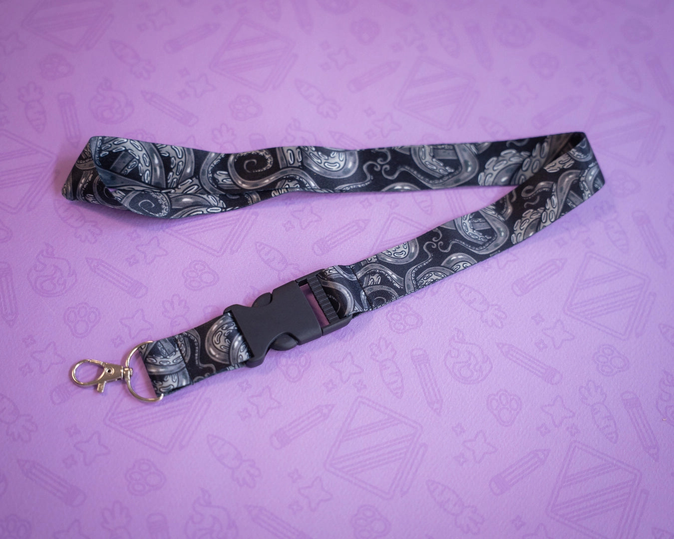 Obsidian Tentacles | Lanyard with Buckle