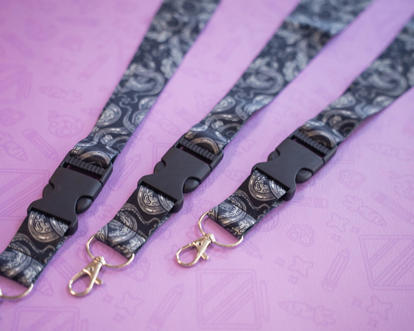 Obsidian Tentacles | Lanyard with Buckle