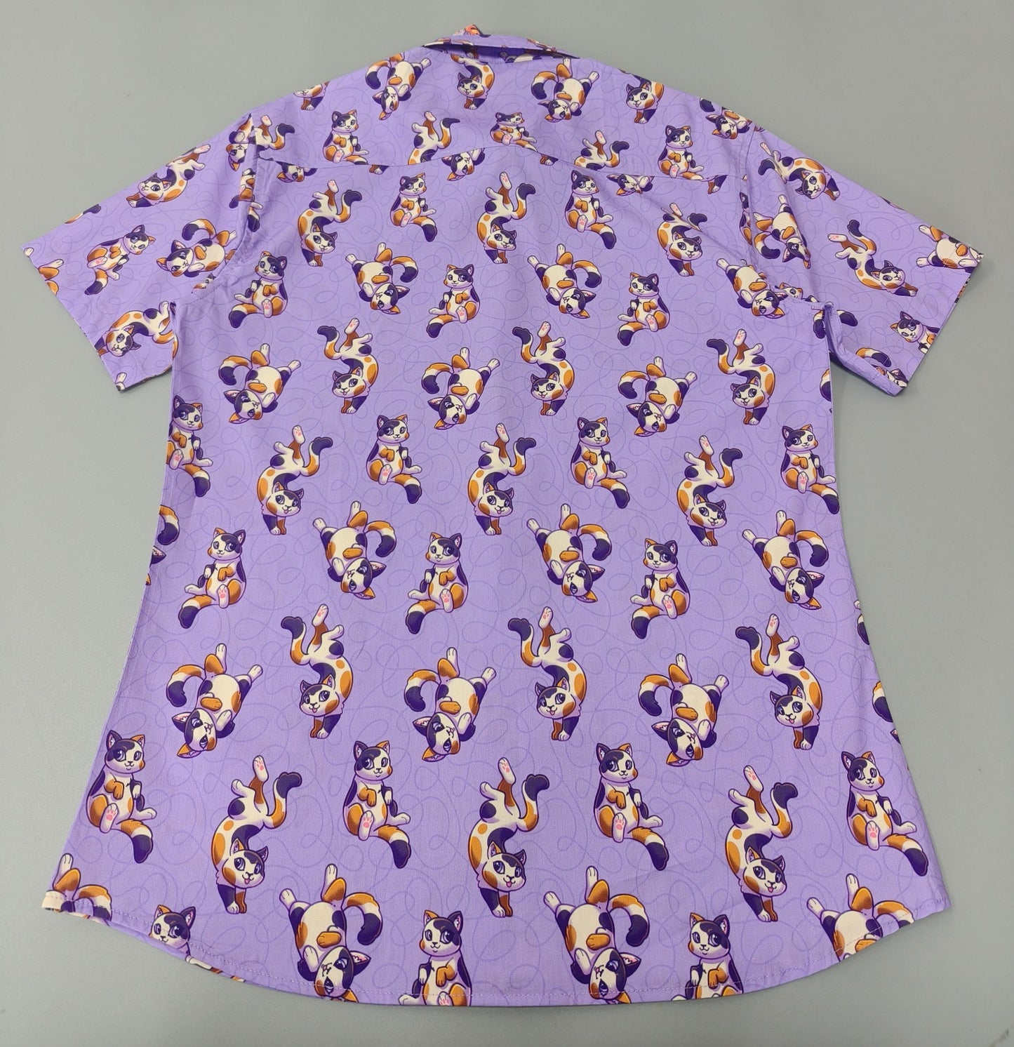 Lucky Calico | Button Up Shirt with Rounded Hem