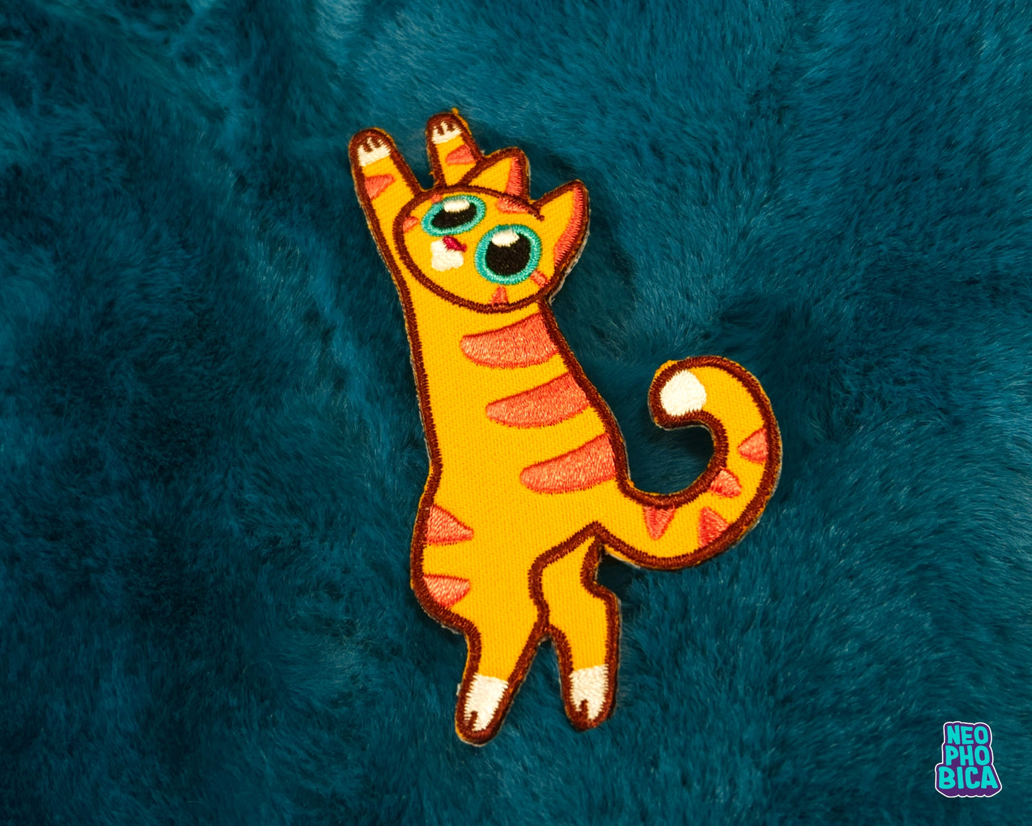 Hanging Orange Cat - Patch