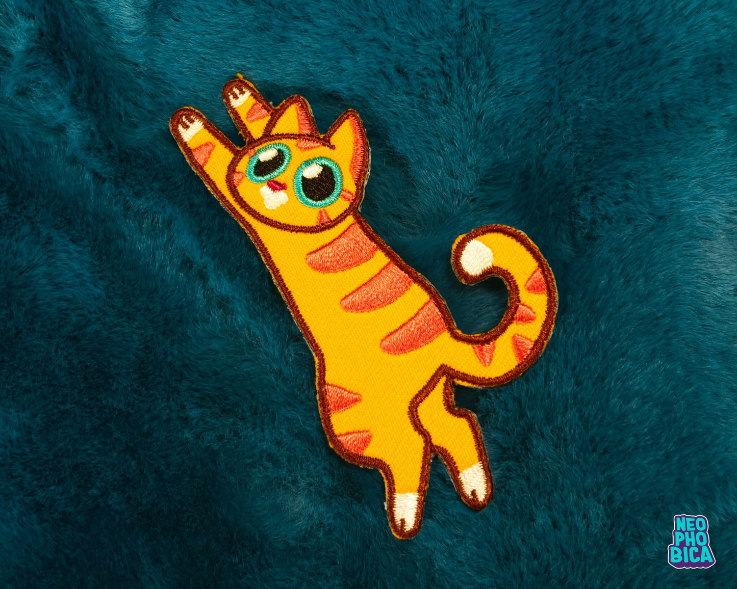 Hanging Orange Cat - Patch