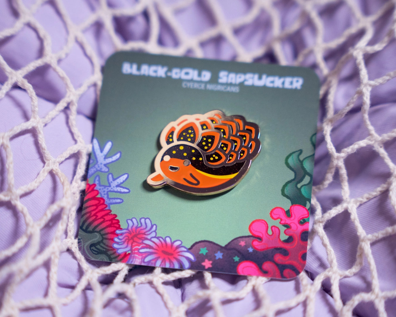 Black-Gold Sapsucker | Enamel Pin