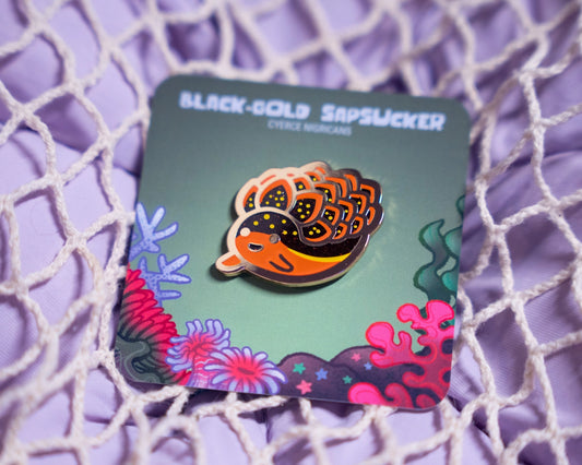Black-Gold Sapsucker | Enamel Pin