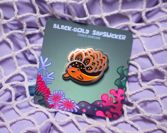 Black-Gold Sapsucker | Enamel Pin