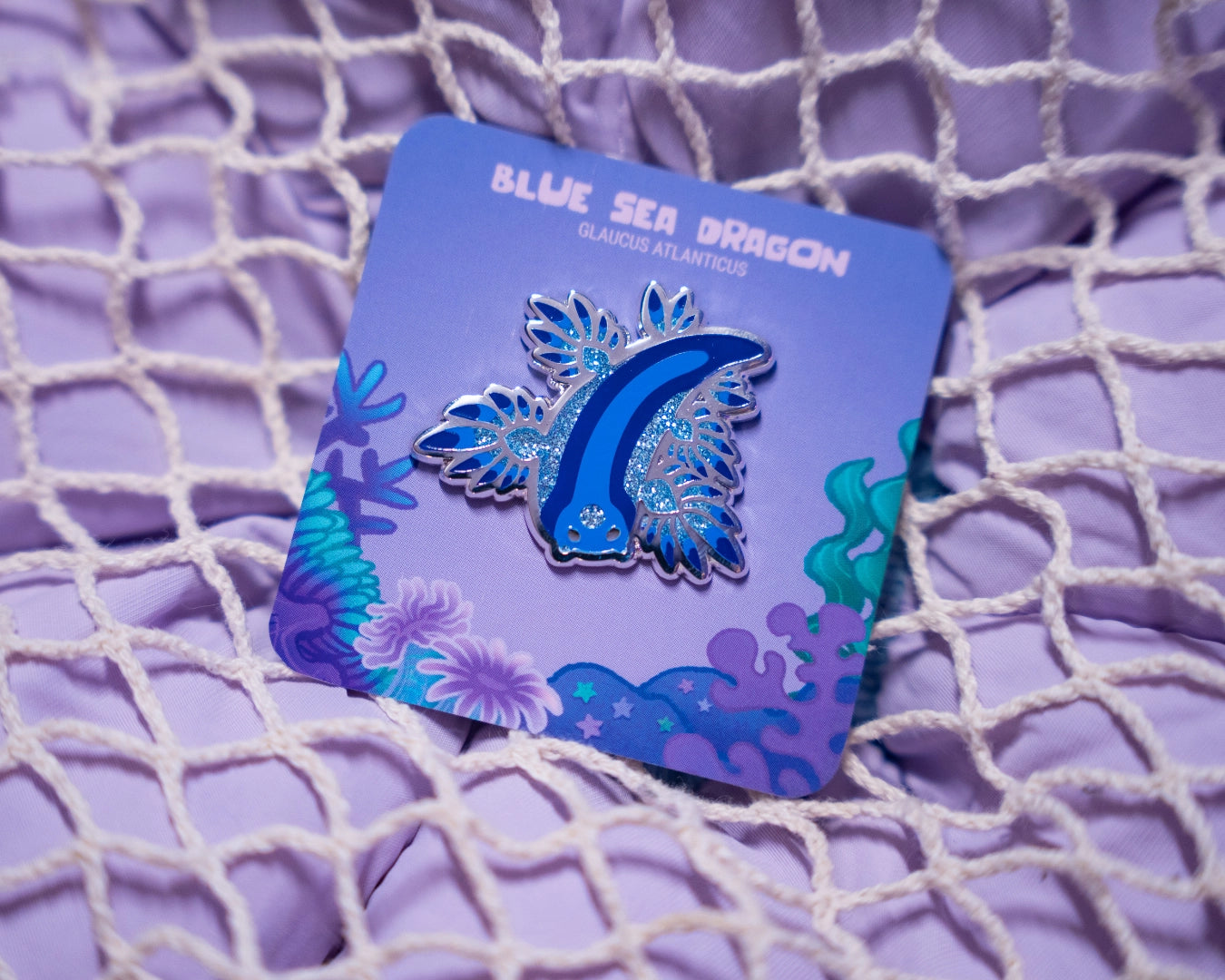 Blue Sea Dragon | Enamel Pin
