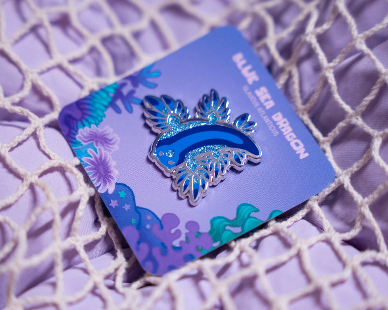 Blue Sea Dragon | Enamel Pin