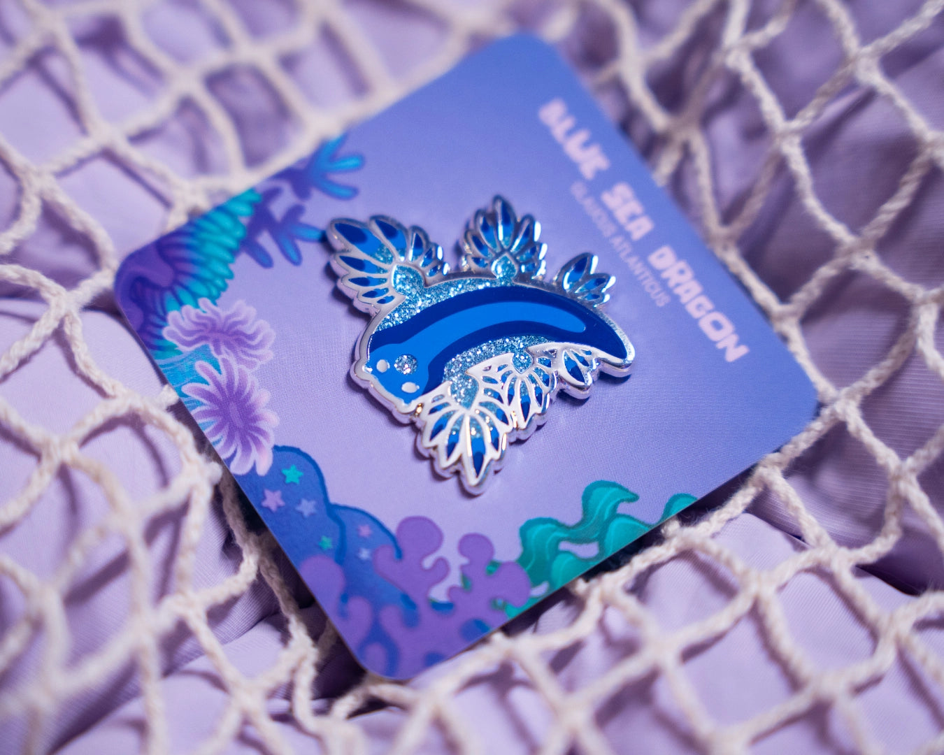 Blue Sea Dragon | Enamel Pin