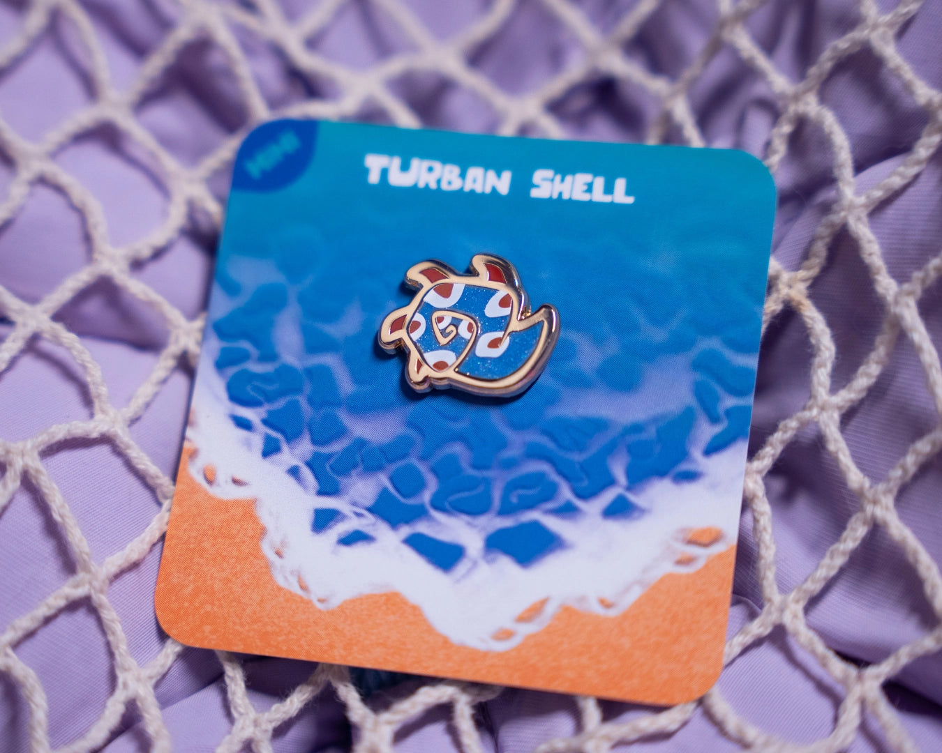 Turban Shell | Mini Enamel Pin