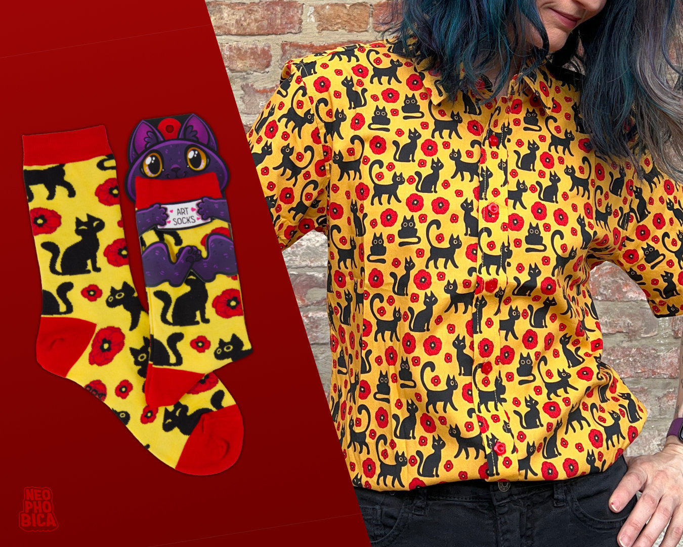 Poppy Voids Shirt & Socks Bundle