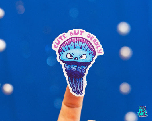 Portuguese Man'o'war - Cute but Deadly | Vinyl Sticker