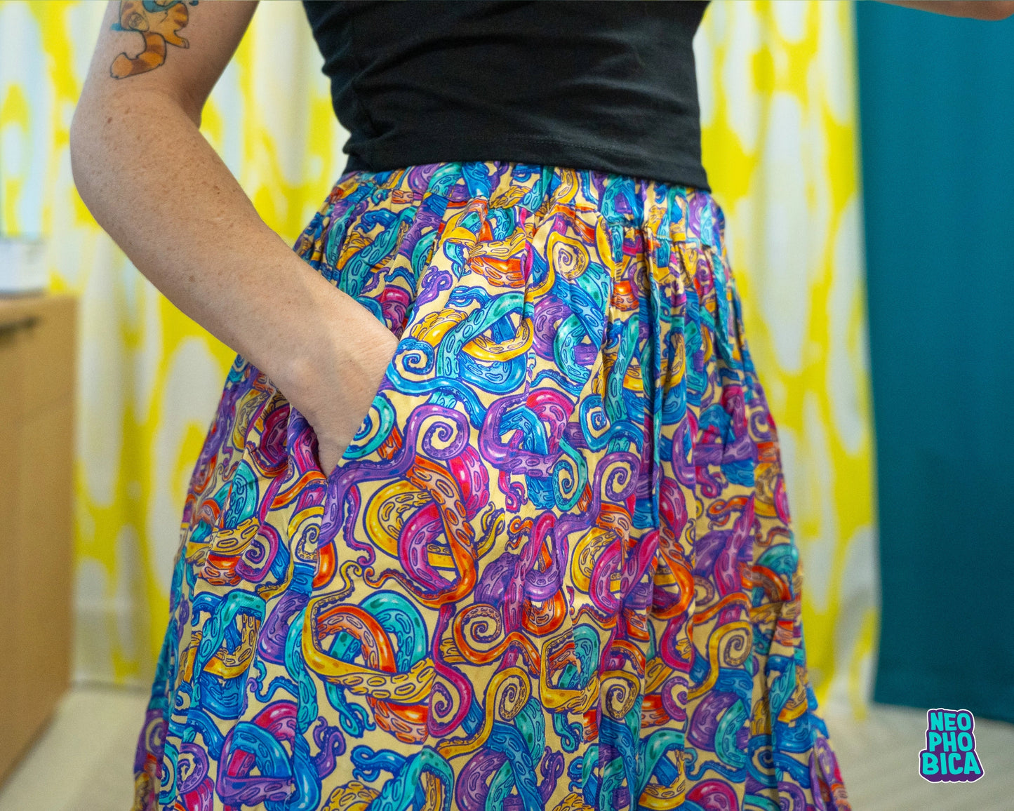Rainbow Tentacles | Skirt