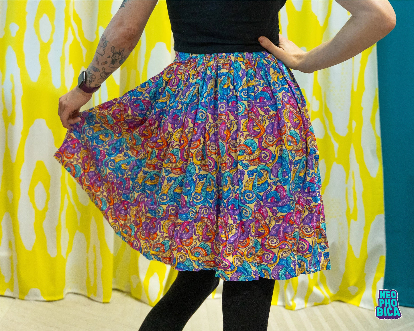 Rainbow Tentacles | Skirt