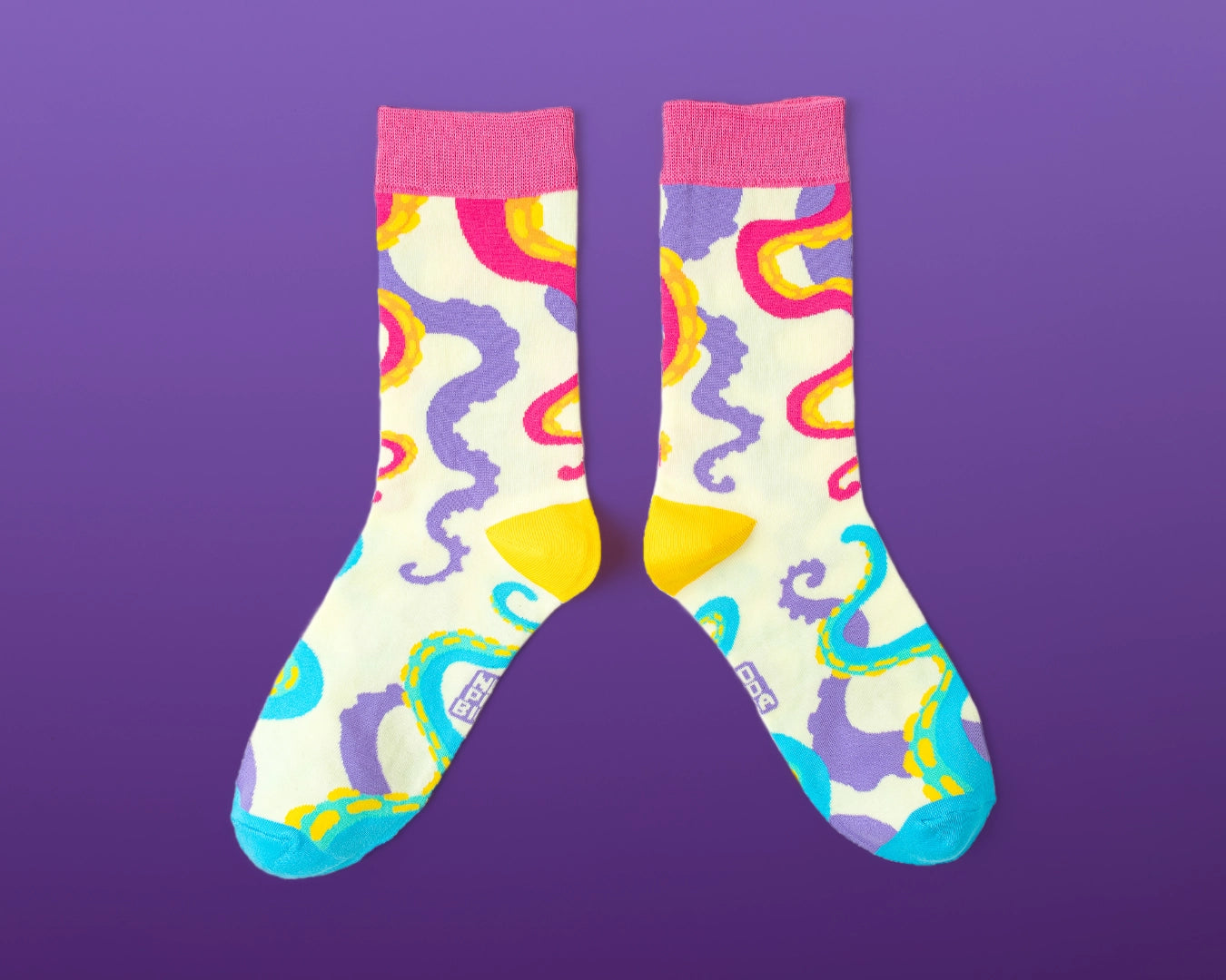 Rainbow Tentacles | Socks