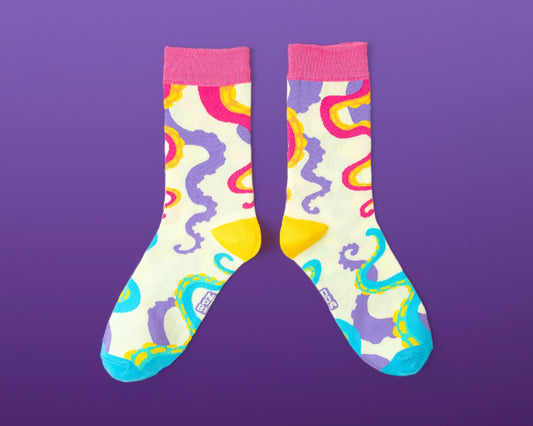 Rainbow Tentacles | Socks