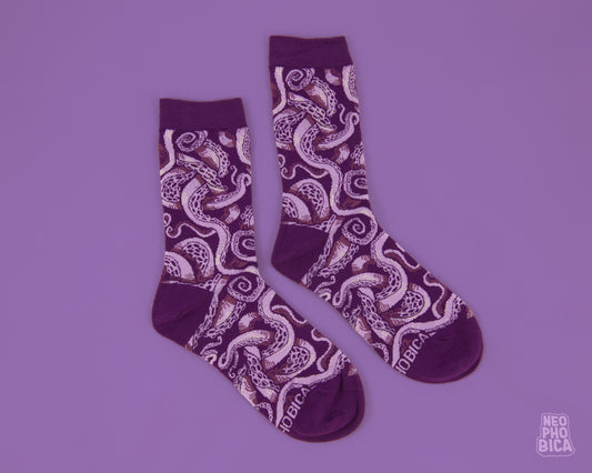 Tentacles Purple - Socks
