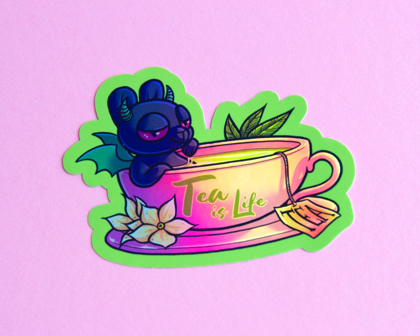 Tea is Life - Holo Sticker