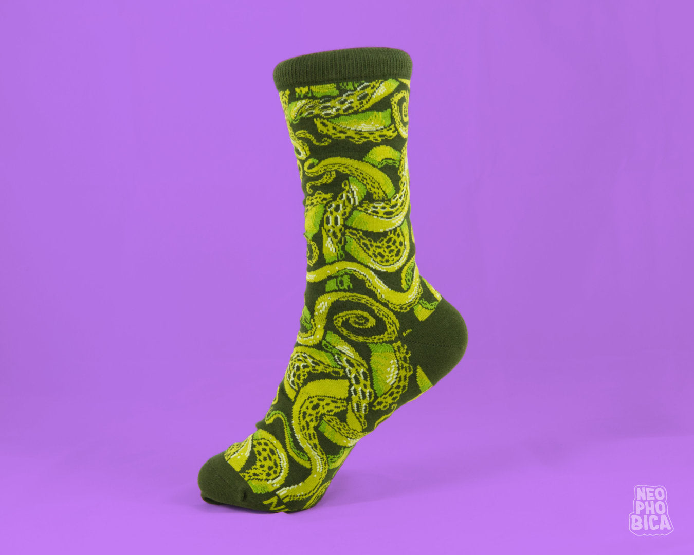 Tentacles Green - Socks