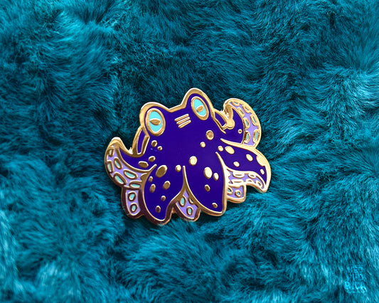 Tiny Kraken Purple - Enamel Pin