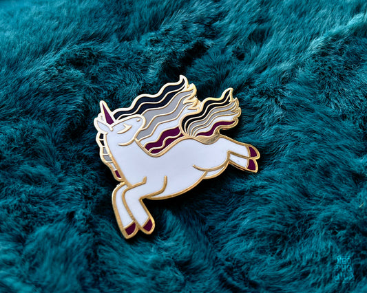 Asexual Unicorn - Enamel Pin