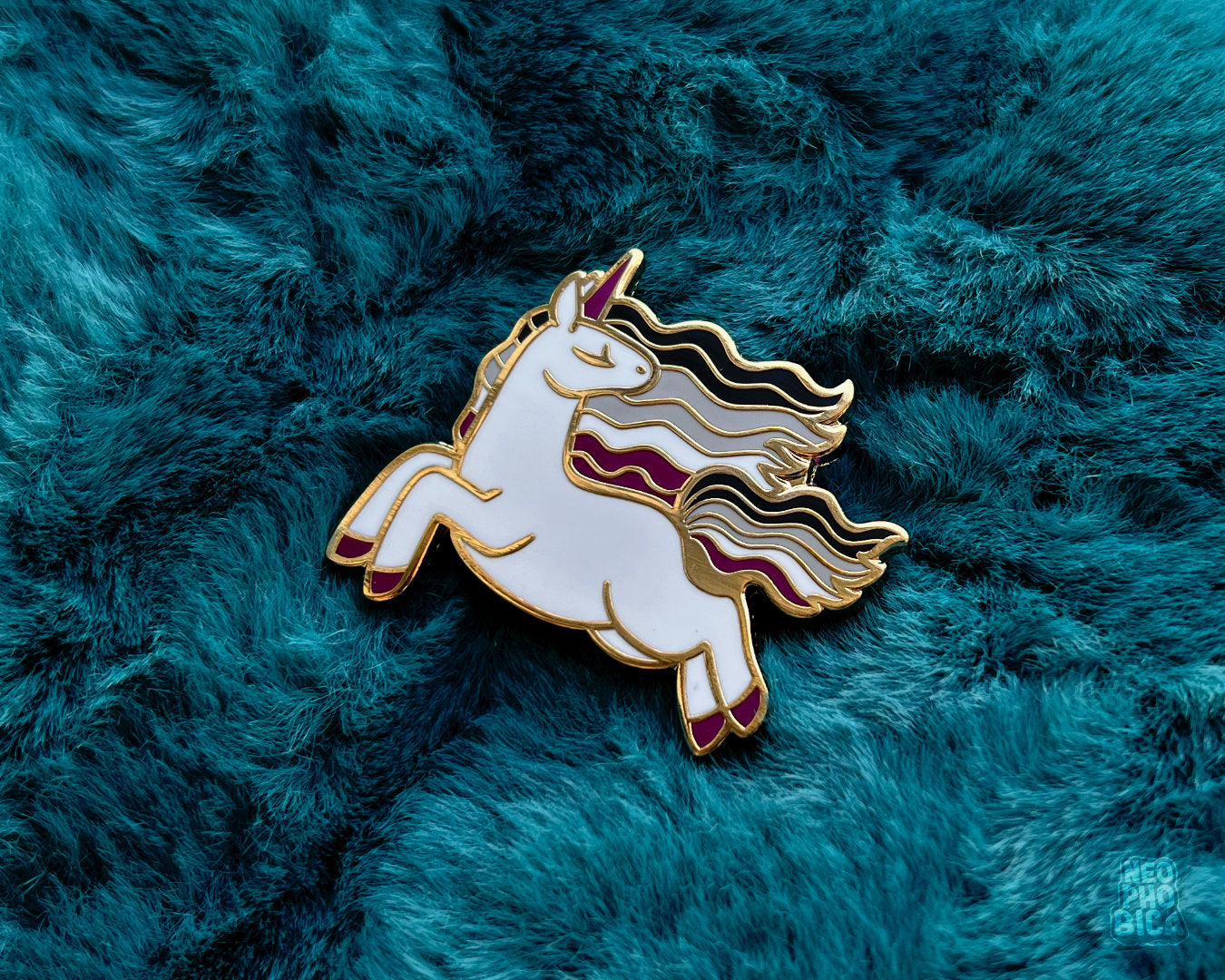 Asexual Unicorn - Enamel Pin