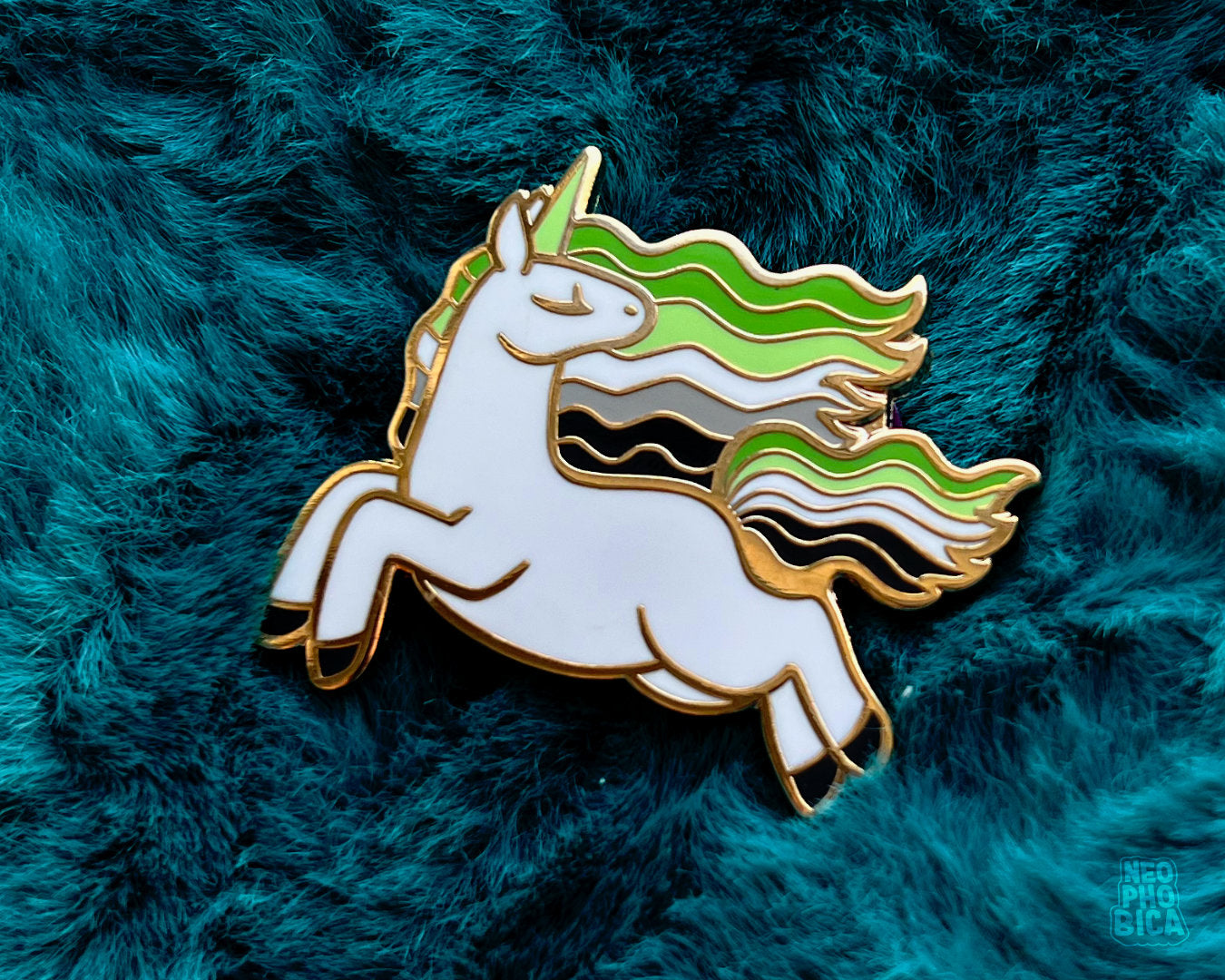 Aromantic Unicorn - Enamel Pin