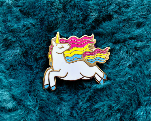 Pansexual Unicorn - Enamel Pin