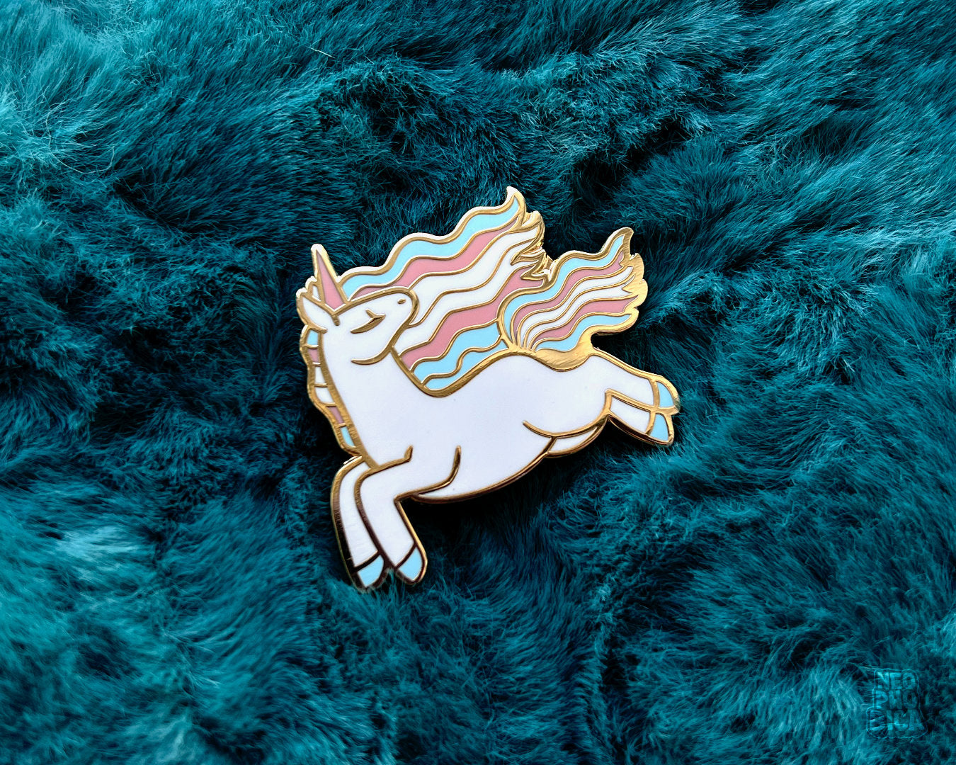 Trans Unicorn - Enamel Pin