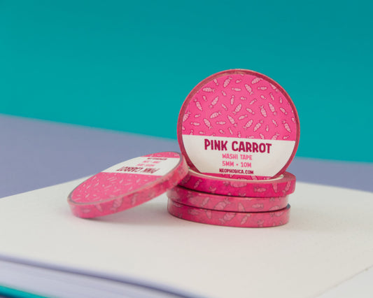 Pink Carrot - 5 mm Washi Tape
