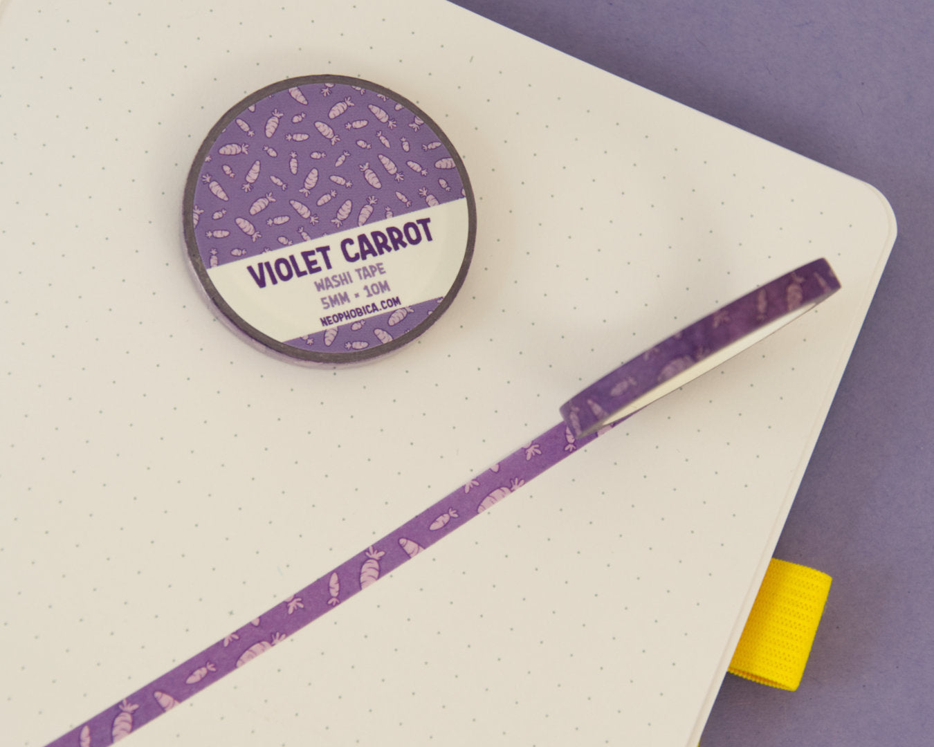 Violet Carrot - 5 mm Washi Tape