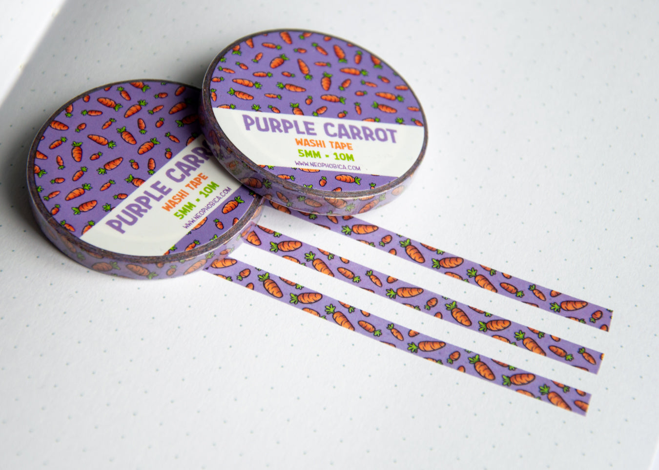 Purple Carrot - 5 mm Washi Tape