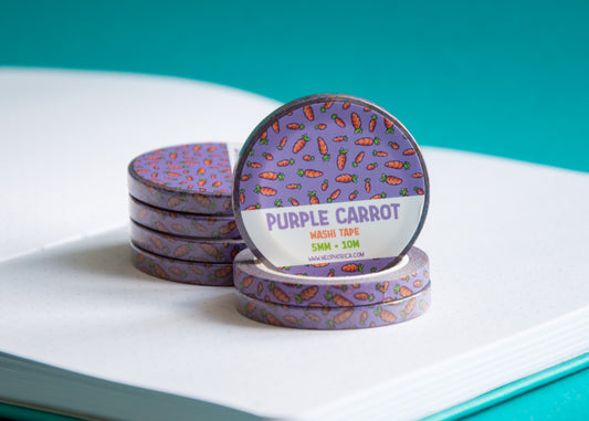 Purple Carrot - 5 mm Washi Tape