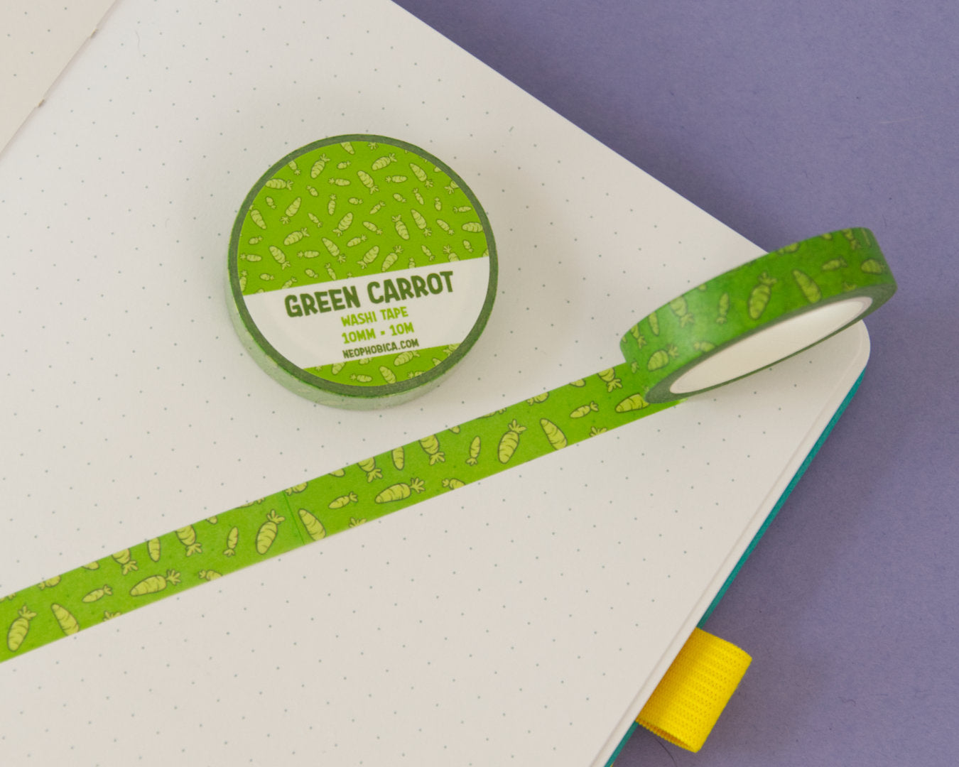 Green Carrot - 10 mm Washi Tape