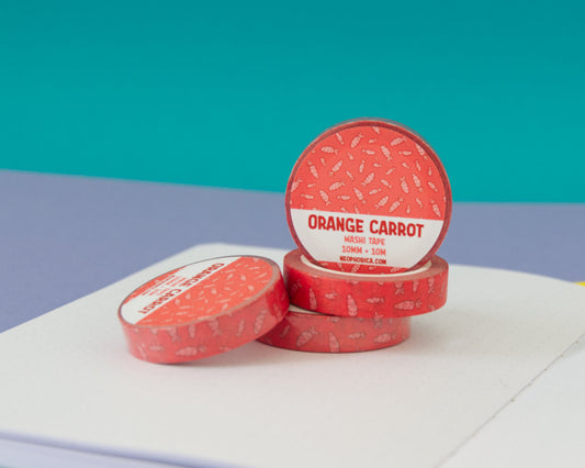 Orange Carrot - 10 mm Washi Tape