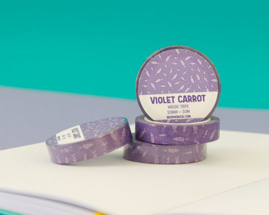Violet Carrot - 10 mm Washi Tape