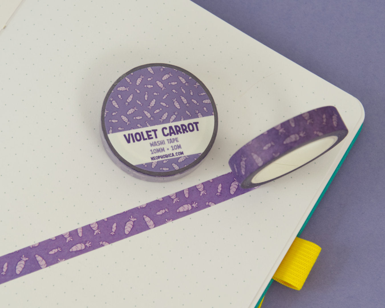 Violet Carrot - 10 mm Washi Tape