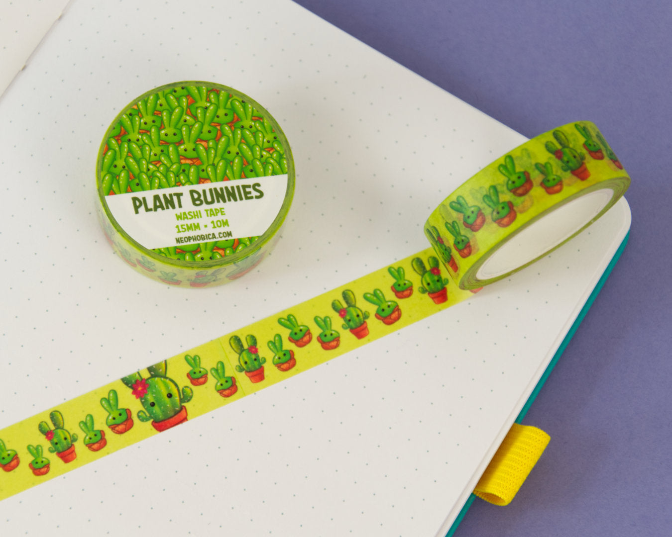 Plant Bunnies - 15 mm Washi Tape